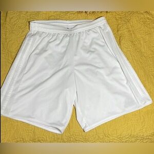 Mens ? Women’s? Unisex? Small 
ADIDAS white Shorts Athletic NWOT
